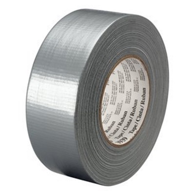 3M 70006250131 Silver Polyethylene Over Cloth Backing Duct Tape, 1.88 Inch W X 60 Yard L X 9 Mil T 70006250131 3-M70006250131