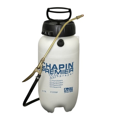 Chapin 2122 2.0 Gal. Viton Polyethylene Sprayer W/Relief Valve/Gauge Brass Wand Pump Sprayer 139-21220XP CHP21220XP