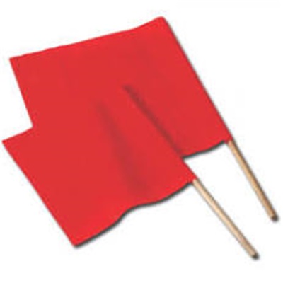 Cortina Safety Products 03-229-3418 Vinyl Flag 24 with 36 Dowel 24 with 36 Dowel Pack of 50 Pack of 50 