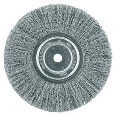 Dewalt DW4906 Crimped Medium Face Wire Wheel Brush 8 Inch dia. 0.014 Inch Carbon Steel