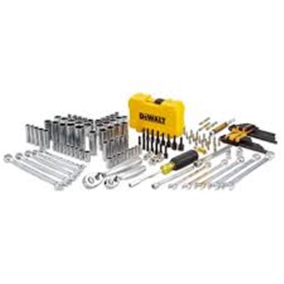 Dewalt 142 Pc. ¼ In. & 3/8 In. Drive Mechanics Tool Set DWMT73802 ...