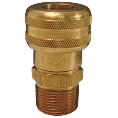 Dixon Valve & Coupling DCP20B Brass Air Hose Fitting 1/4" Female 