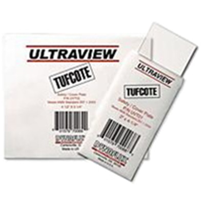 Dynaflux Tufcote Uvt01 Polycarbonate Dual Purpose Safety Cover Lens, 4-1/4 Inch L X 2 Inch W UVT01 DYNUVT01