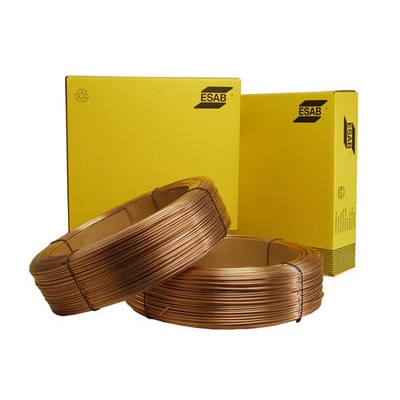 Esab Spoolarc 86 1382F05 Copper Coated Solid Er70s-6 Carbon Steel Welding Wire, 0.035 Inch Dia., 44 Lb Spool 1382F05 ESA1382F05