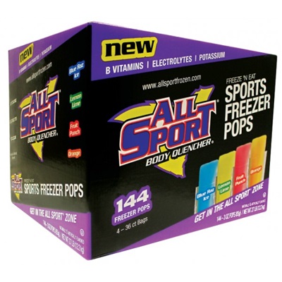 All Sport Variety Freeze Pop 144/Case 10121804 FASFRZPOPVAR