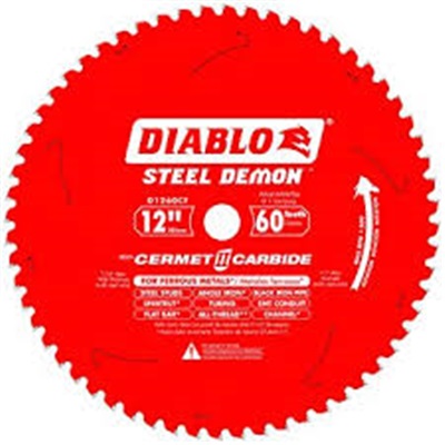 Diablo 12&quot; X 60 Tooth Cermet For Ferrous Metal &amp; Stainless FRED1260CF FRED1260CF