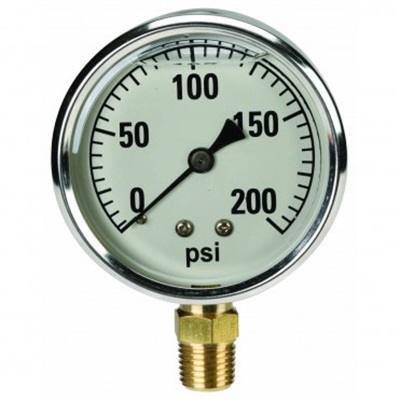 1 inch pressure gauge