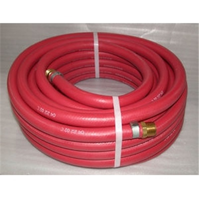 1/2 X 75 200 PSI HBD Thermoid Value-Flex red hose W/BRASS 1/2 Rigid Male X Swivel female Dixon fittings attached 