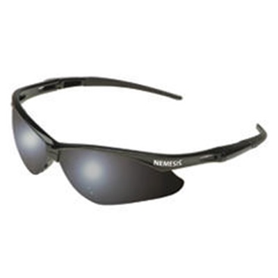 Kimberly Clark Jackson Nemesis 25688 Smoke Mirror Polycarbonate V30 Series Sporty Wraparound Safety Glasses, Universal 25688 KCP25688