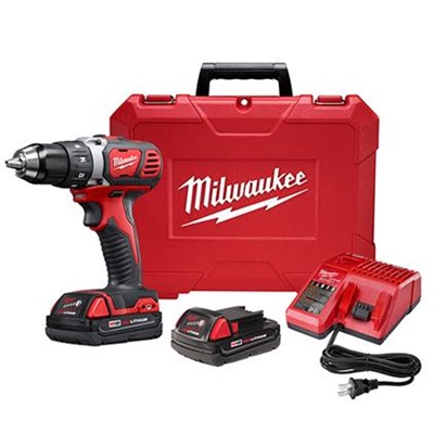 Milwaukee M18 18V Li-Ion Compact Drill Driver Kit MLW2606-22CT MLW2606-22CT