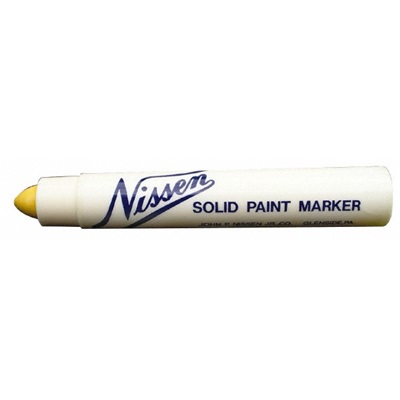 Nissen Fpwhm White Standard Paint Marker, 1/8 Inch Fiber Fel Tip 436-00350  NISFPWHM - Gas and Supply