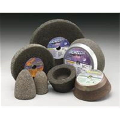 Norton Abrasives Gemini Grinding Cone, 1-1/2 Dia, 3 L, 24GR, AO