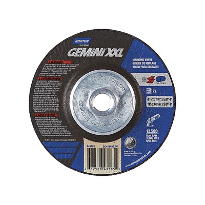 Norton 4-1/2 X 1/4 X 5/8 - 11 In. Wheel CONTRACT # WSS00140 NOR66252843785