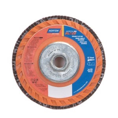 5 PACK Norton Redheat Ceramic 4-in 40-Grit Flap Disc 50570-038
