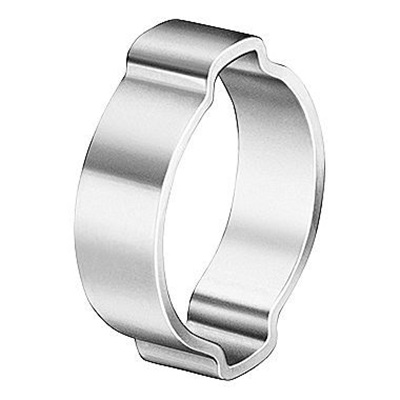Oetiker 10100027 Zinc-Plated Steel Hose Clamp Clamp ID Range 16.2 mm - 20 mm Open Closed Double Ear Pack of 100