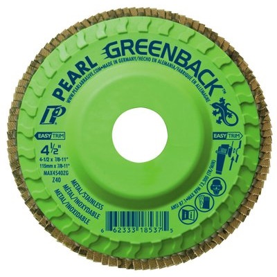 80 Grit 10 Pack Benchmark Abrasives 4 x 5//8 Premium Type 29 Zirconia Flap Discs