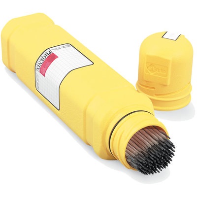 Phoenix Safetube 1205440 Yellow Rod Canister, Holds Up To 10 Lb Of 14 Inch Electrodes, 15 Inch L X 3.8 Inch Dia. 382-1205441 PHX1205440