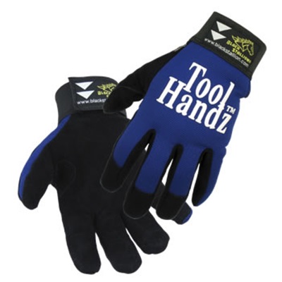 Revco Industries Black Stallion 99Plus Synthetic Leather Palm Gloves, Blue, Large, Keystone Thumb 99PLUSL-BLUE REV99PLUSL-BLUE