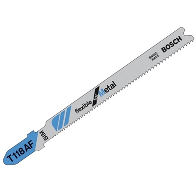 Bosch T118af 3&quot; 24Tpi Jigsaw Blade (5Pk) T118AF SBPT118AF