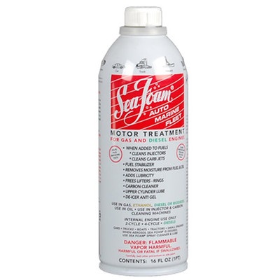 Seafoam SF-16 Clear Liquid Motor Treatment, 16 oz. Aerosol Can, 0.819  Specific Gravity