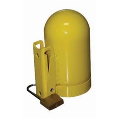 Saf-T-Cart Lp Snap Cap 3.5&quot; For Acet Fine Thread Yellow SFTSC2FNNP-12 SFTSC2FNNP-12