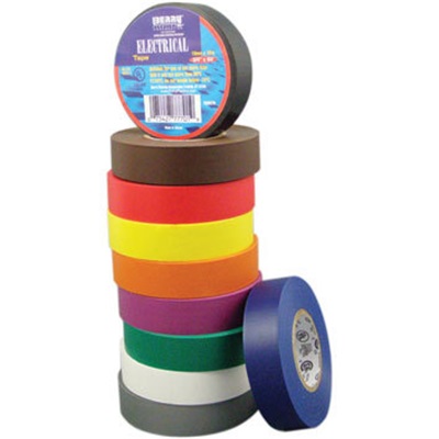 Tapmagic Eelecblk Black Polyvinyl Chloride Backing Electrical Tape, 3/4 Inch W X 60 Ft L X 7 Mil T TAPEELECBLK TAPEELECBLK