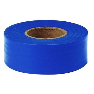 Tapmagic 17023 Poly Vinyl Surveyor Flagging Tape, Blue, 1-3/16 Inch W X 300 Ft L TAPEFLAGBL TAPEFLAGBL
