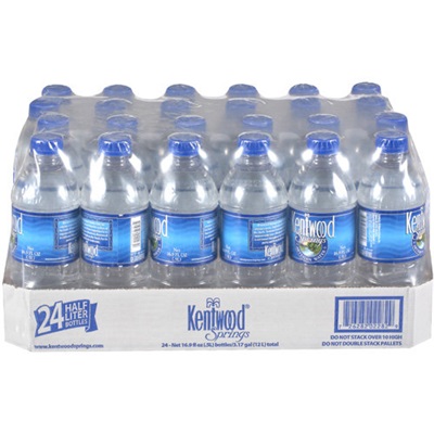 Kentwood Springs Purified Drinking Water, 16.9 Oz. Each WATER16 WATER16