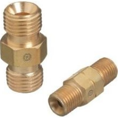 Western 30 Brass Oxygen Hose Coupler, (B-Size) 9/16-18 Rh Male X (B-Size) 9/16-18 Rh Male 30 WES30