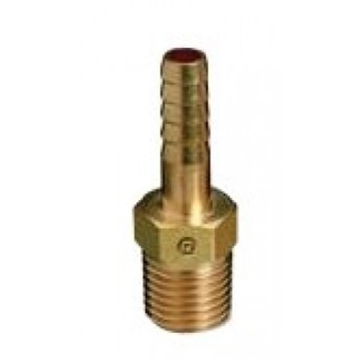 3/4" BSPT MALE X 18MM ID HOSETAIL NICKEL Brass Hose Tail Adaptors 3040-18-3/4 