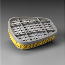 3-M70070316750 - 3M+70070316750+Yellow+Chemical+Cartridge%2c+Organic+Vapor%2fAcid+Gas%2c+4.2+Inch+L+x+3.4+Inch+H