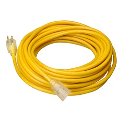 COL02589 - Coleman+Cable+CCI+02589+Yellow+Polyvinyl+Chloride+Jacket+SJTW+Extension+Cord+For+Power+Equipment%2c+12+AWG%2c+100+ft