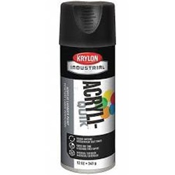 KRYK01602 - Krylon%c2%ae+K01602+12+oz+Aerosol+Can+Water+Based+Acrylic+Lacquer+Spray+Paint%2c+Ultra-Flat+Black