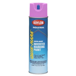 KRYS03612 - Krylon+Quik-Mark+S03612+17+oz+Can+Industrial+Inverted+Marking+Paint%2c+Fluorescent+Pink