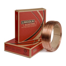 LINED011825 - Lincoln%c2%ae+Lincolnweld%c2%ae+L-61%c2%ae+ED011825+Solid+EM12K+Carbon+Steel+Welding+Wire%2c+5%2f64+Inch+dia.%2c+60+lb+Coil