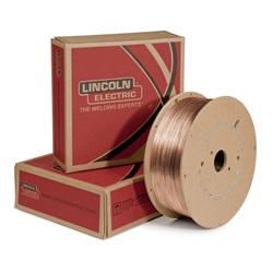 LINED021276 - Lincoln+SuperArc+L-56+ED021276+Copper+Coated+ER70S-6+Carbon+Steel+Welding+Wire%2c+3%2f64+Inch+dia.%2c+44+lb+Spool