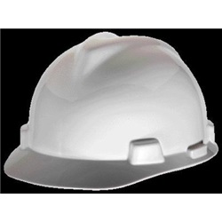 1 x 8 x 1 Mine Safety Appliances 10034028 MSA Blue V-Gard 500 Polyethylene Slotted Cap Style Hard Hat with Fas Trac 6 Point Ratchet Suspension MSA Plastic