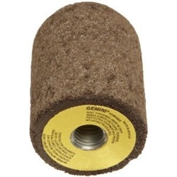 NOR61463622192 - Norton+Gemini+61463622192+24-Grit+AlO2+Round+Tip+Type+18R+Grinding+Plug%2c+1-1%2f2+Inch+x+3+Inch+x+3%2f8-24