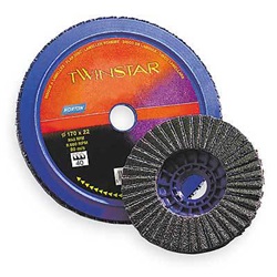 NOR63642503512 - Norton+Charger+63642503512+60-Grit+Zirconia+Alumina+Type+27+Flap+Disc%2c+4-1%2f2+Inch+x+5%2f8-11