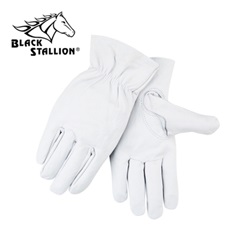 REV9GL - Revco+Industries+Black+Stallion+9G+Top-Grain+Goatskin+Leather+Drivers+Gloves%2c+White%2c+Large%2c+Keystone+Thumb