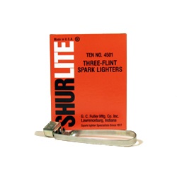 SHU4501B - SHURLITE+GC+FULLER+STRIKER%2c+TRIPLE+FLINT+BULK+(100%2fBX)+TRIPLE+FLINT+STRIKER