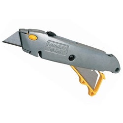 STY10-499 - Stanley+10-499+High+Carbon+Steel+Straight-Edged+2-Sided+Retractable+Blade+Utility+Knife%2c+3+Blades%2c+6-3%2f8+Inch+L