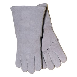 TIL1000X - Tillman+1000+Shoulder+Split+Cowhide+Leather+and+Welted+Fingers+Welding+Gloves%2c+Pearl%2c+Large%2c+14+Inch+L
