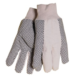 TIL1550 - Tillman+1550+Cotton+Canvas+Coated+Gloves%2c+White%2c+Small