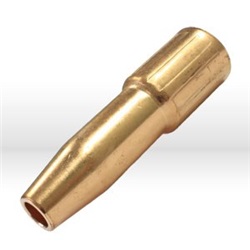 TWE1230-1010 - Tweco+WeldSkill+1230-1010+3%2f8+Inch+Copper+Alloy+23-Series+Self-Insulated+Recessed+Short+Stop+Tip+Nozzle%2c+450+amp