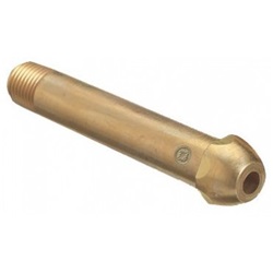 WES63 - Western+63+Brass+Oxygen+Regulator+Nipple%2c+1%2f4+Inch+Male+NPT%2c+2-1%2f16+Inch+L