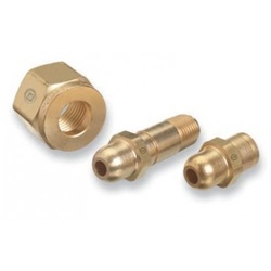 WES69 - Western+69+Brass+Oxygen+Regulator+Nipple%2c+1%2f4+Inch+Male+NPT%2c+3+Inch+L