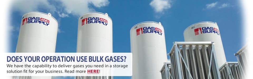 Does your operation use bulk gas? We have the capability to deliver gasses you need  in a storage solution fit for your business. Read more here!