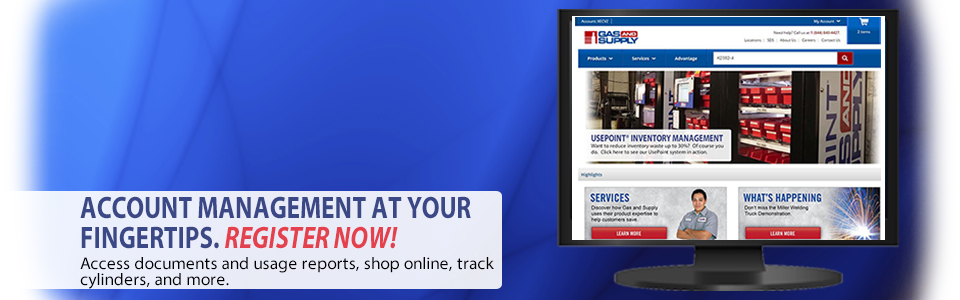 Account management at your fingertips. Register Now! Click to learn more.